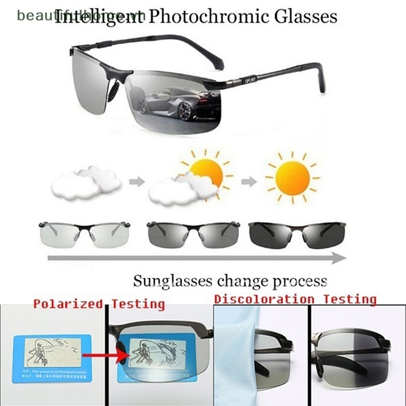 Kính Mát Phân Cực Chống Tia UV 400 Phân Cực Hỗ Trợ Tầm Nhìn Ban Đêm Cho Nam