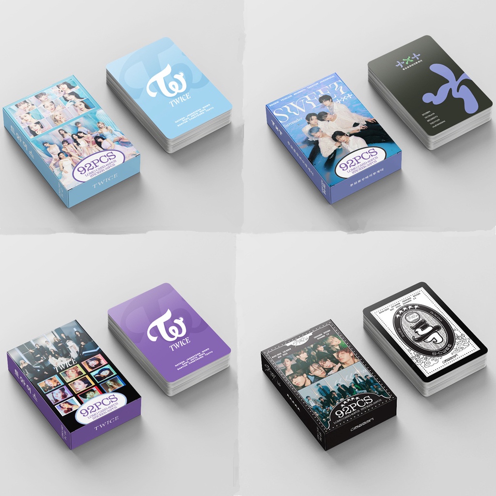 Hộp 92 Ảnh Lomo Card Straykids Tomorrow X Together Kpop TWICE STRAY KIDS TXT
