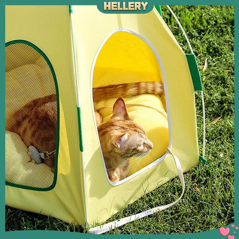 Lều Ngủ Hình Quả Dứa Có Thể Tháo Rời Tiện Dụng Cho Mèo Cưng
