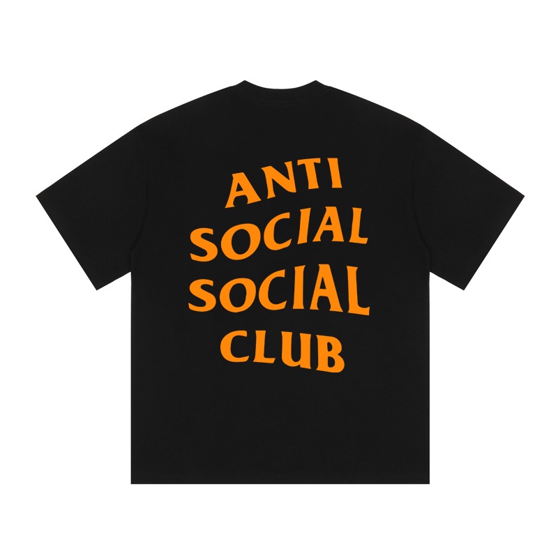 Áo Thun Tay Ngắn In Chữ ANTI - SOCIAL- CLUB - ASSC Thời Trang Mùa 2 Cho Cặp Đôi