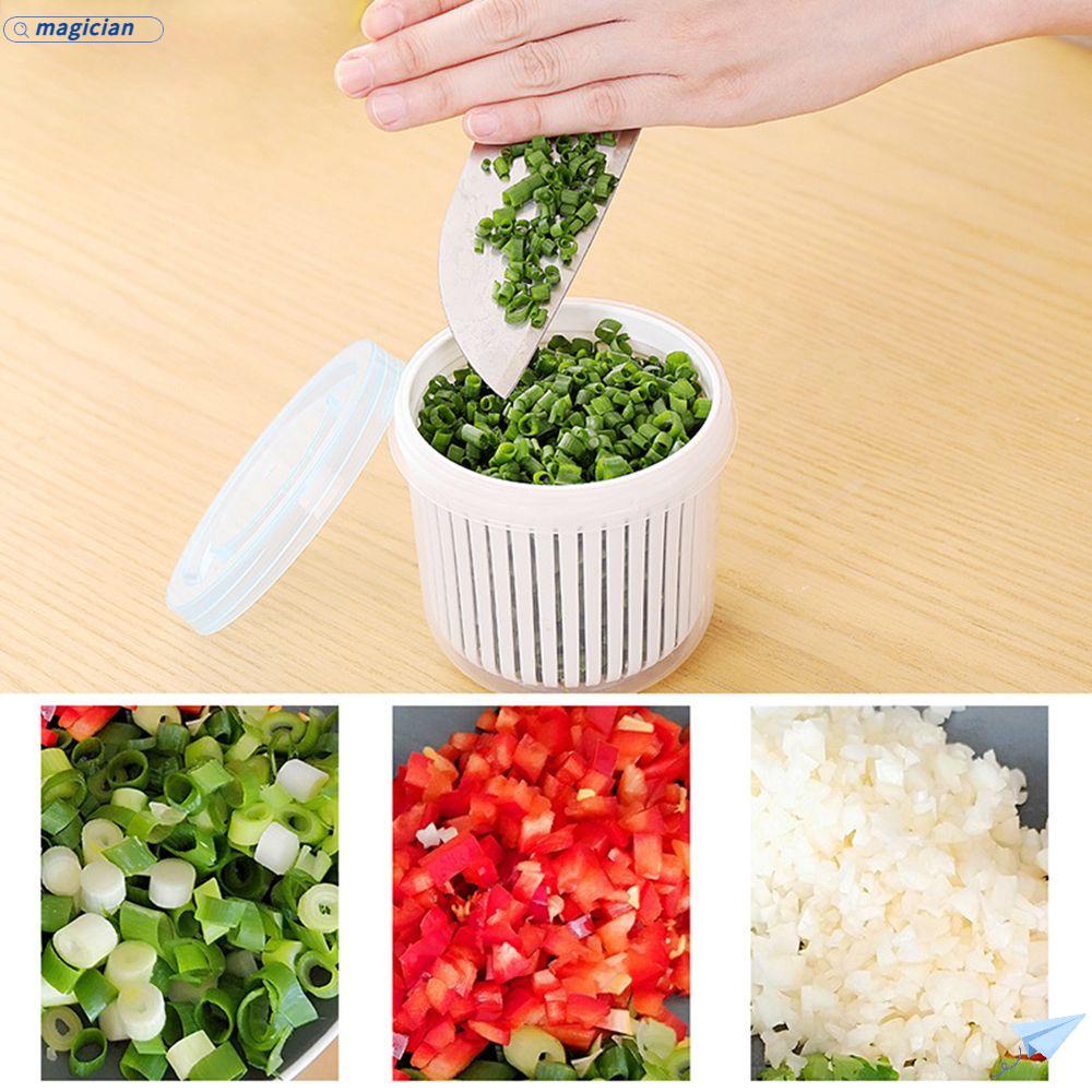 Rổ Rửa Rau Củ Quả Hai Lớp Có Nắp Đậy Dùng Trong Tủ Lạnh