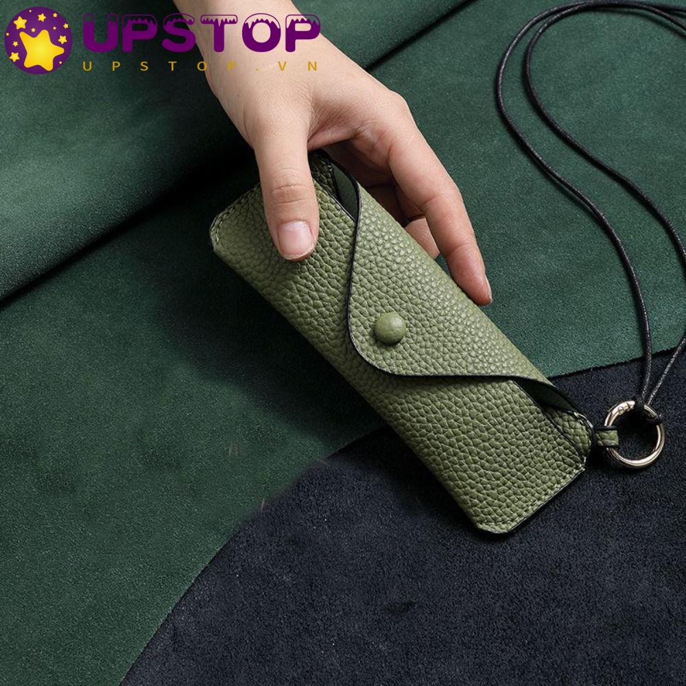 Túi Da PU Đựng Mắt Kính Thời Trang Retro