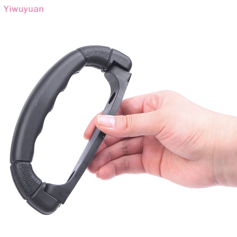 < Yiwuyuan > Núm Tay Cầm Túi Khí Vali Bằng Nhựa Màu Đen Sáng Tạo Chống Trượt Có Thể Gập Lại Thay Thế Mới