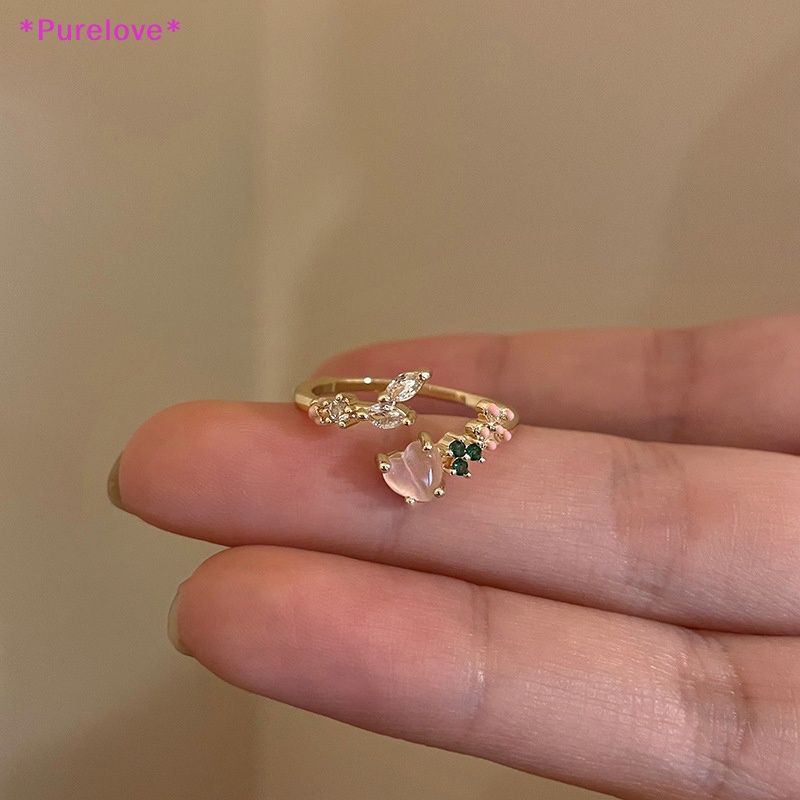 Nhẫn Hở Hình Trái Tim Phong Cách Gothic Thời Trang Cho Nữ Mới