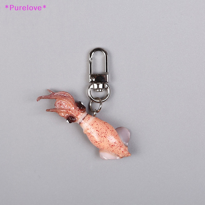 Móc Khóa Hình Mực Biển Xinh Xắn Mới