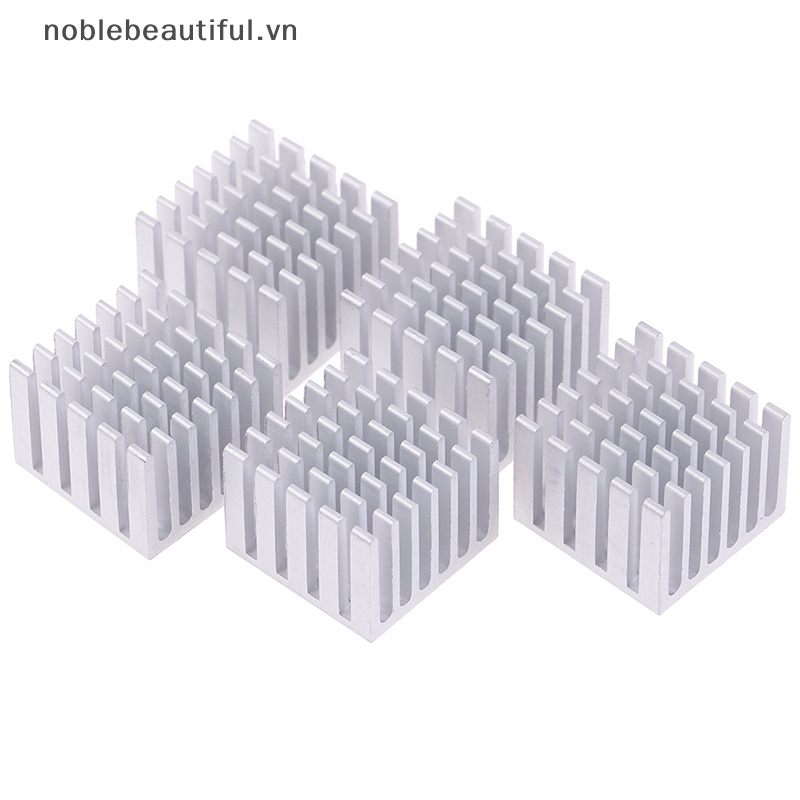 Set 5 Bộ Tản Nhiệt CPU GPU Bằng Nhôm Kích Thước 20x20x15mm DIY