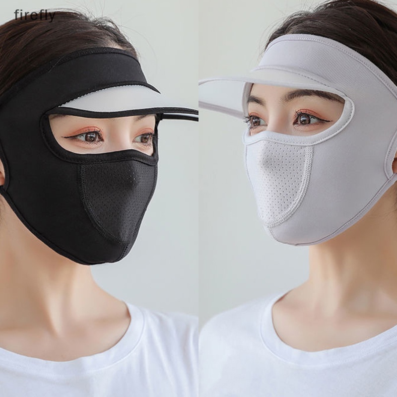 Khẩu Trang Lụa Lạnh Mỏng Thoáng Khí Che Phủ Toàn Diện Cho Nữ