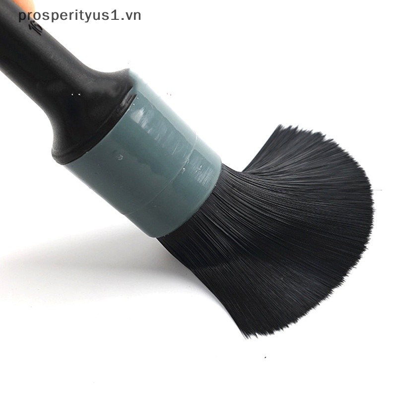 1 [prosperityus1] Bộ 5 Bàn Chải Lông Mềm Cán Dài Làm Sạch Xe Hơi [VN]
