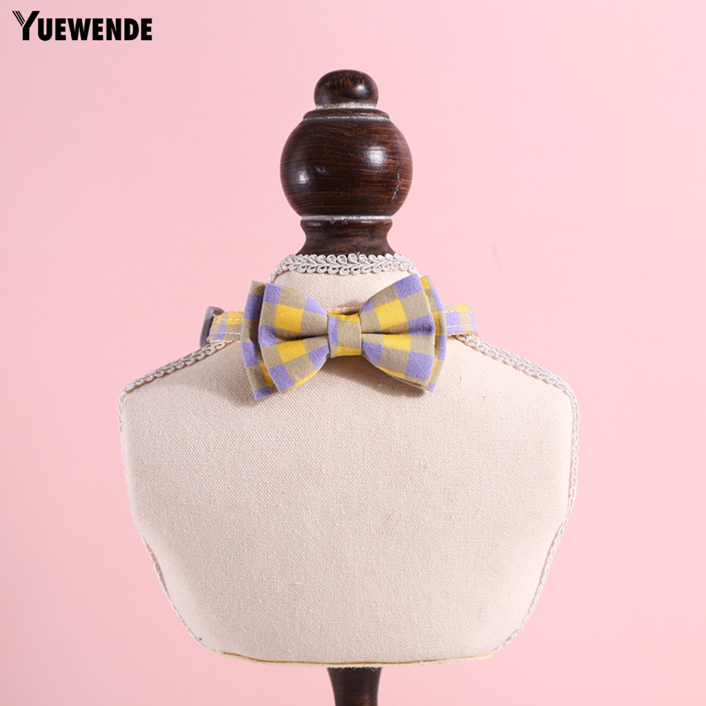 Vòng Cổ Gắn Nơ Trang Trí Thân Thiện Với Da Cho Thú Cưng