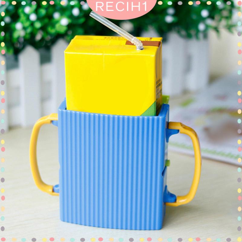 Giá Đỡ Hộp Sữa / Nước Ép Có Thể Điều Chỉnh Và Tay Cầm Có Thể Gập Lại Cho Trẻ Em