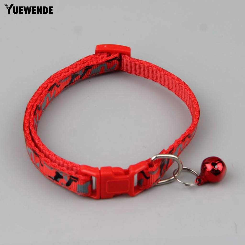 Vòng Cổ YQ.E Nhiều Màu Sắc Có Thể Điều Chỉnh Gắn Chuông Dễ Thương Cho Thú Cưng