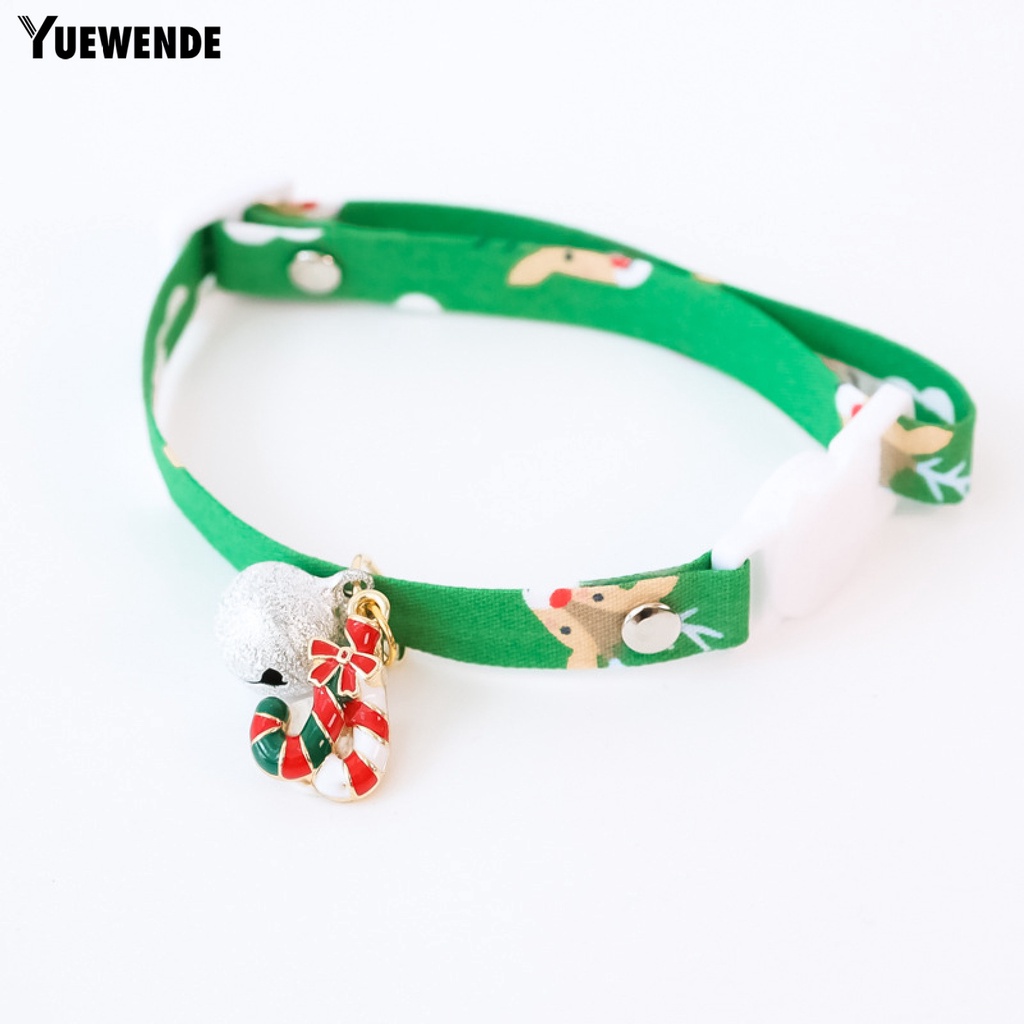 Vòng Đeo Cổ Bằng Polyester Chống Nước Chống Mài Mòn Chủ Đề Giáng Sinh Dành Cho Thú Cưng YQ.E