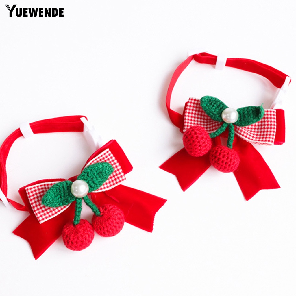 Yq.e Vòng Cổ Đan Len Thủ Công Thoáng Khí Không Biến Dạng Có Thể Điều Chỉnh Cho Thú Cưng