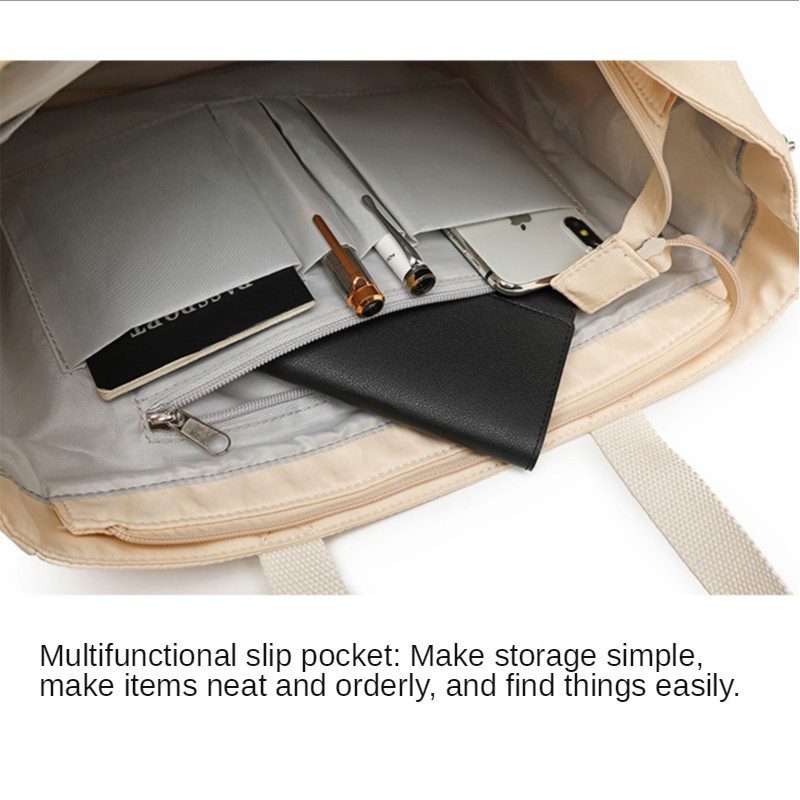 Túi Đựng Laptop 15.6 13.3 Inch 14 Inch Bằng Vải Canvas Cỡ Lớn Thiết Kế Dễ Thương Dành Cho Nữ