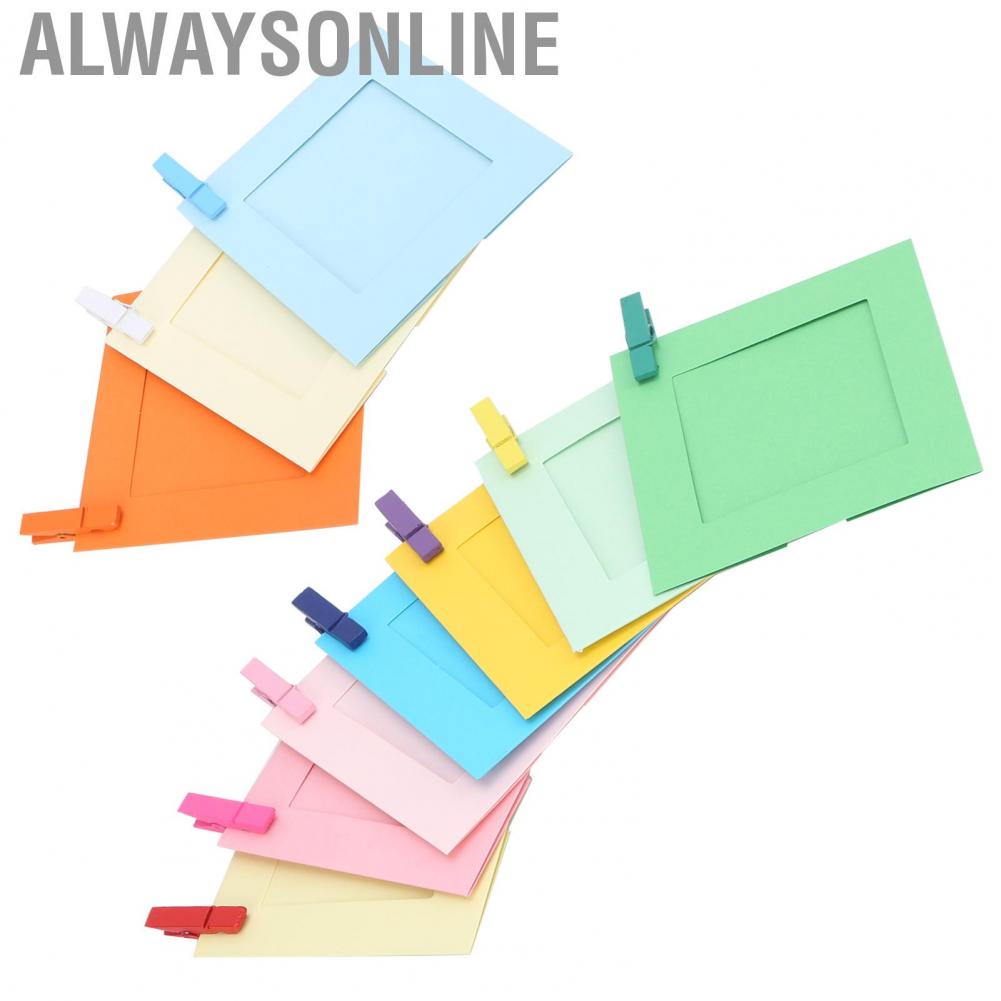 Alwaysonline Paper Picture Frame  Photo Holder Beautifully Designed for Bedroom Dining Room Living