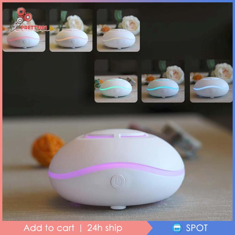 Máy Khuếch Tán Tinh Dầu Prettyia1 Có Đèn LED 7 Màu Sắc Dành Cho Phòng Khách