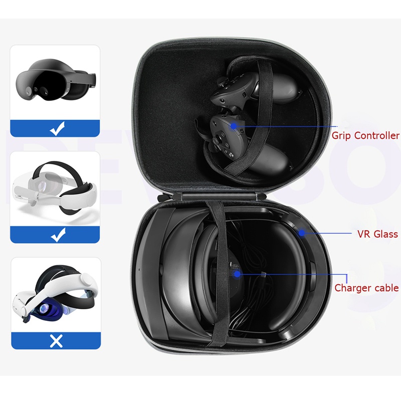 Túi Đựng Tai Nghe Thực Tế Ảo Oculus Quest Pro VR Tiện Dụng Mang Theo Du Lịch