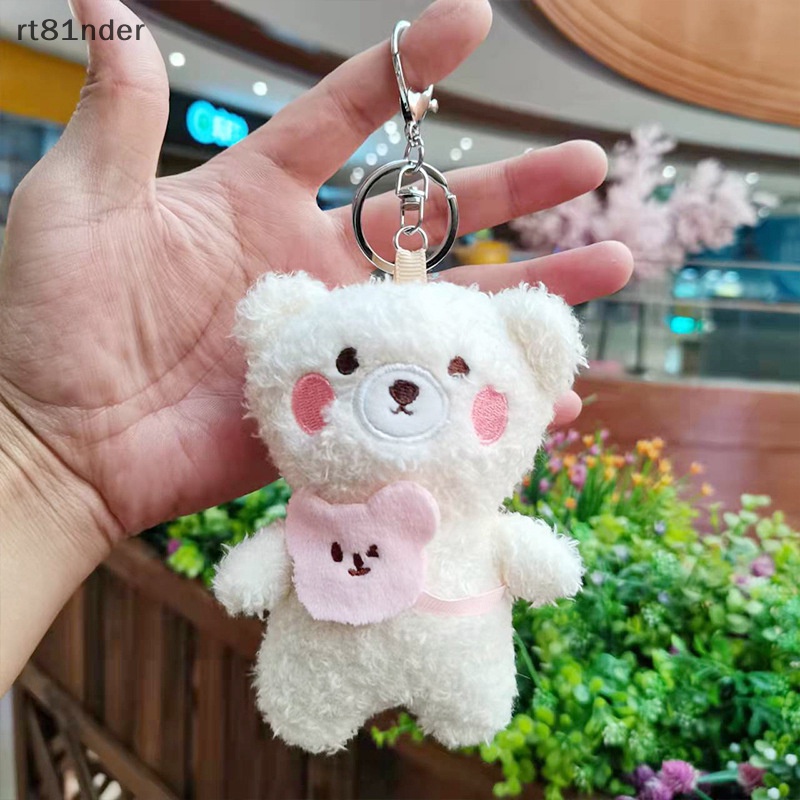 Rt Móc Khóa Gấu Bông Mini 12cm Dễ Thương