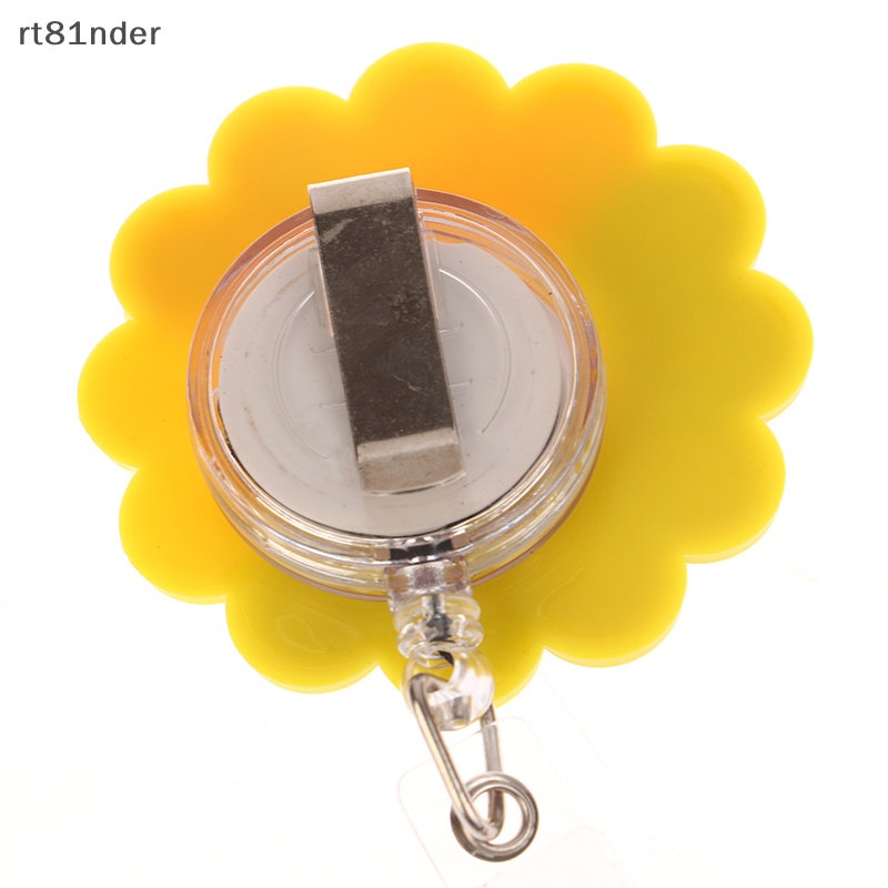 Rt Giá Đỡ Thẻ ID Bằng Silicon Hình Hoa Nhiều Màu Sắc Có Thể Thu Gọn Cho Y Tá