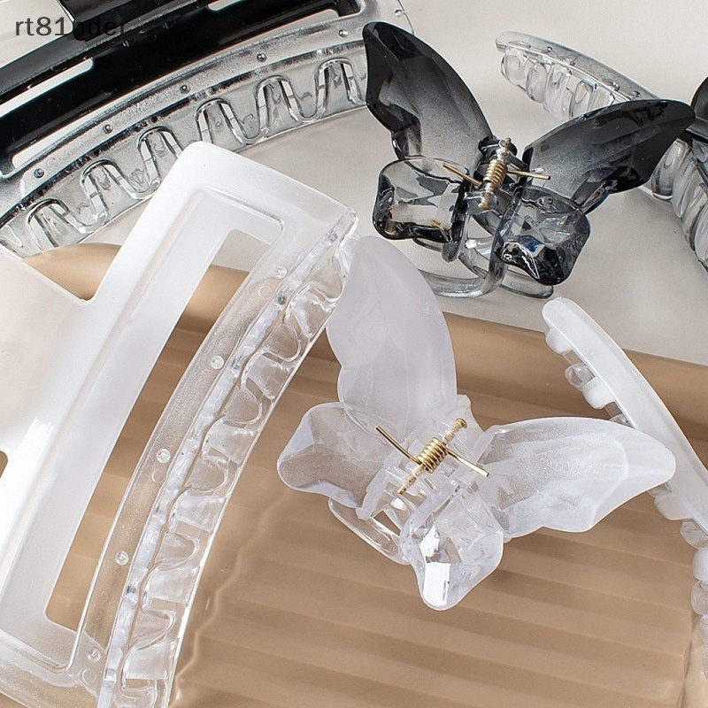 Kẹp Tóc Càng Cua Màu Gradient Phong Cách Hàn Quốc Thanh Lịch Thời Trang Cho Nữ