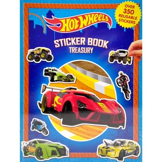 Mattel Hot Wheels Sticker Book Treasury
