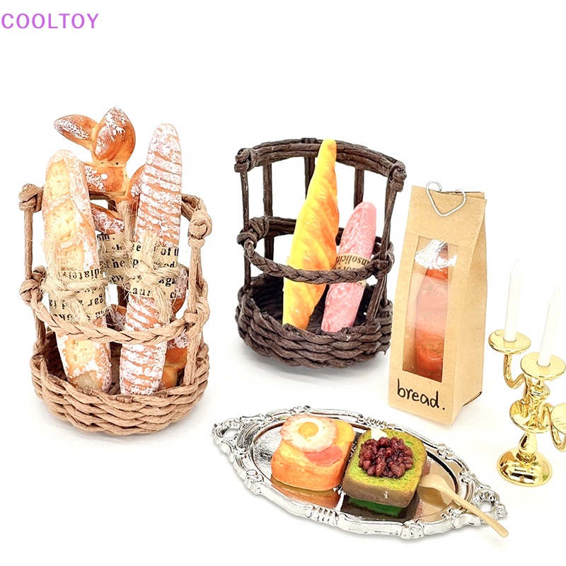 Giỏ Đựng Bánh Mì / Rau Củ Quả 1: 12 Độc Đáo Trang Trí Nhà Búp Bê