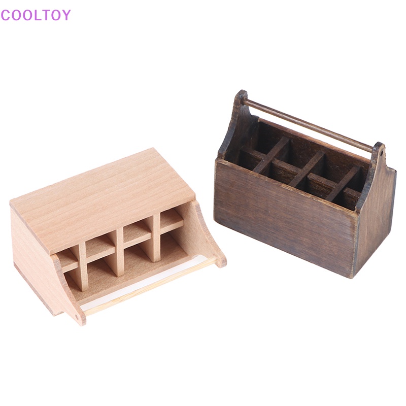 Cooltoy Hộp Dụng Cụ Sửa Chữa Mini 1 / 12 Trang Trí Nhà Búp Bê DIY
