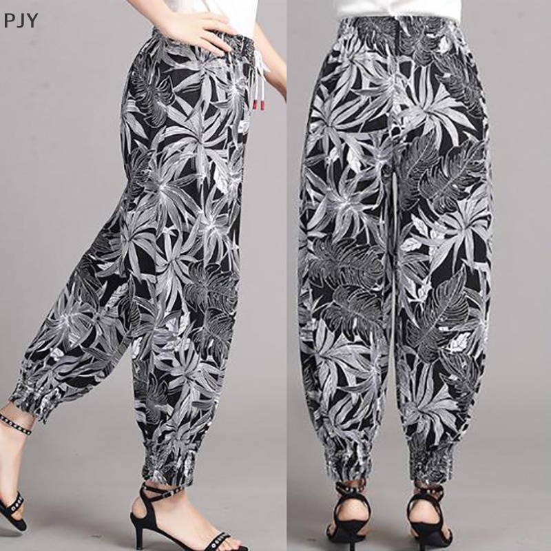 Quần Dài Chiffon Ống Rộng Chống Muỗi Thời Trang Mùa Hè Cho Nữ PJ