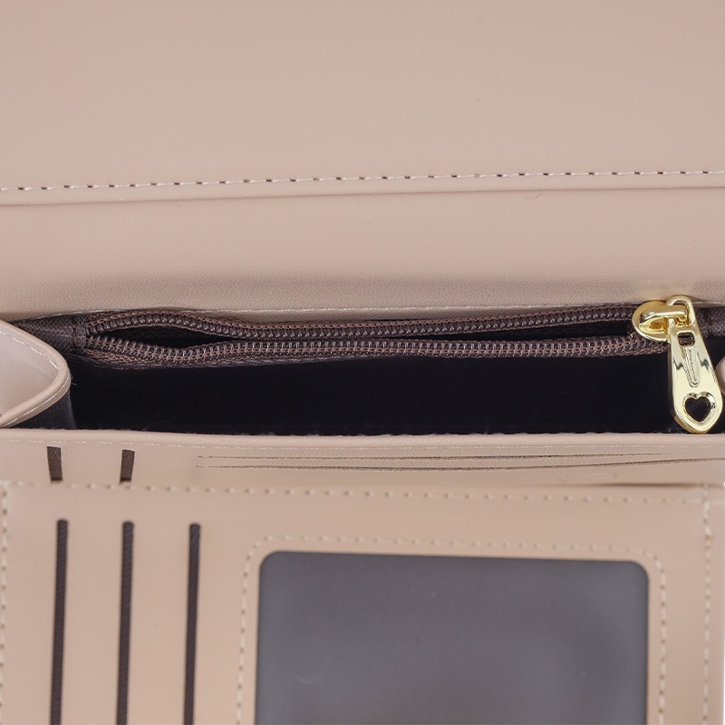 Ví Nữ Cỡ Vừa Hoạ Tiết Hoa Xinh Xắn