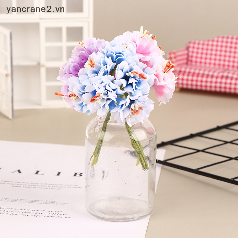 Mô Hình Hoa Cúc Nhân Tạo Hai Màu 1: 12 Trang Trí Nhà Búp Bê / Tiểu Cảnh / Nhà Búp Bê {yancrane2.vn}