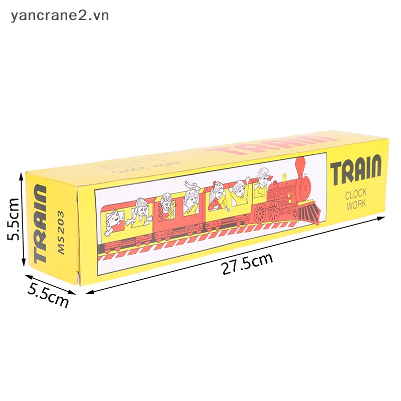 Đồ Chơi Robot Xe Lửa Bằng Thiếc Kiểu Retro Cổ Điển {yancrane2.vn} {YAN2}