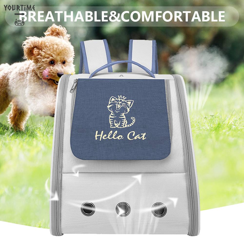 Ba Lô Địu Thú Cưng Thoáng Khí Có Dây Điều Chỉnh Được