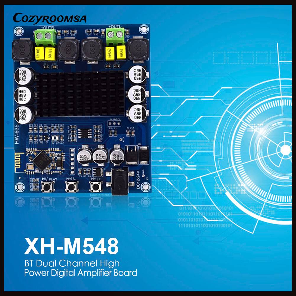 Bảng Mạch Khuếch Đại Công Suất Kỹ Thuật Số Bluetooth XH-M548 120W