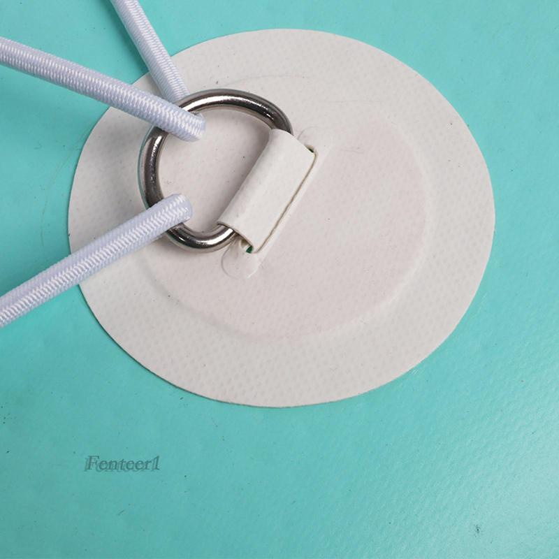 1 [Fenteer1] 4 Miếng Dán Vòng Chữ D Bằng Thép Không Gỉ Cho Thuyền Không Cần Khoan Lỗ