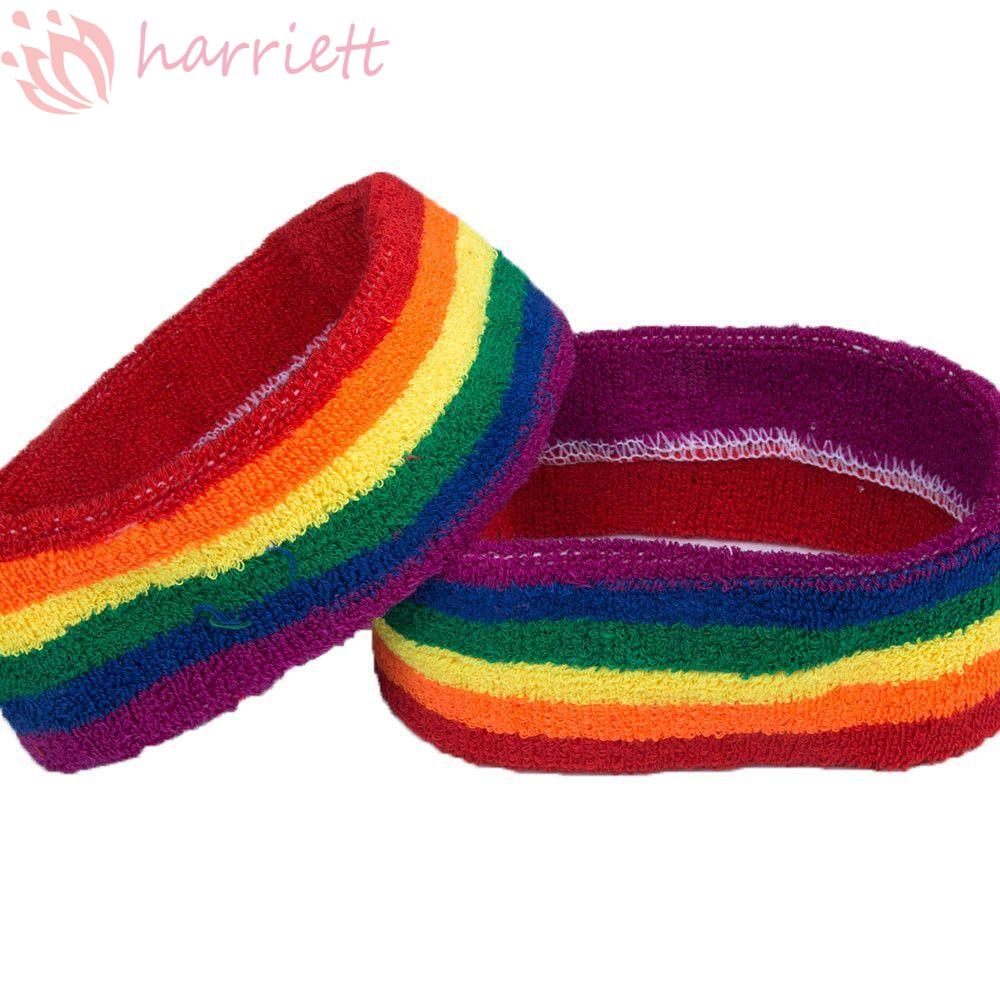 Băng Đô Cài Tóc Họa Tiết Cầu Vồng Nhiều Màu Sắc Dễ Thương