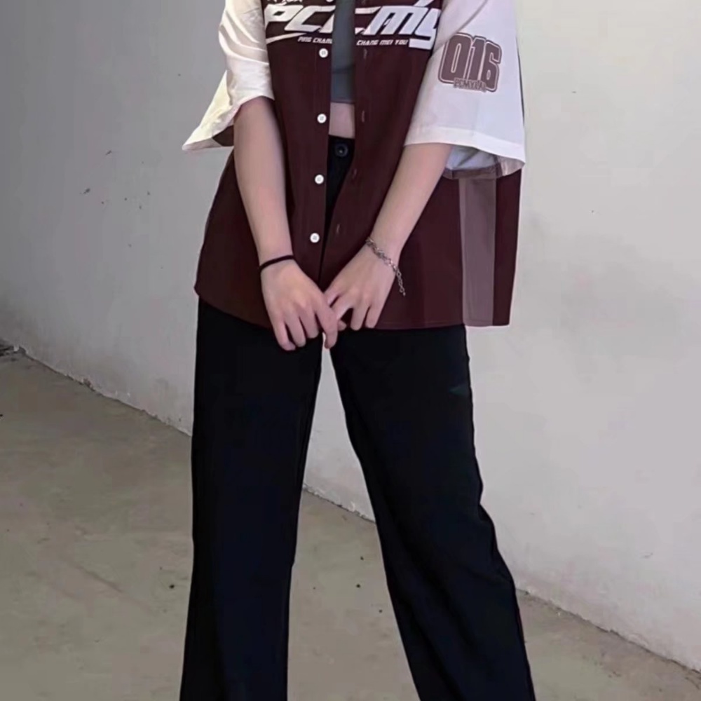 [Reviving Same Style] Áo Sơ Mi Ngắn Tay Dáng Rộng Phong Cách Đường Phố Mỹ Retro PCMY