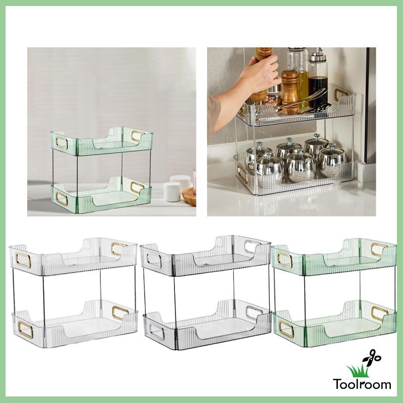 Giá Đựng Đồ Trang Sức / Mỹ Phẩm Để Bàn Màu Xanh Lá
