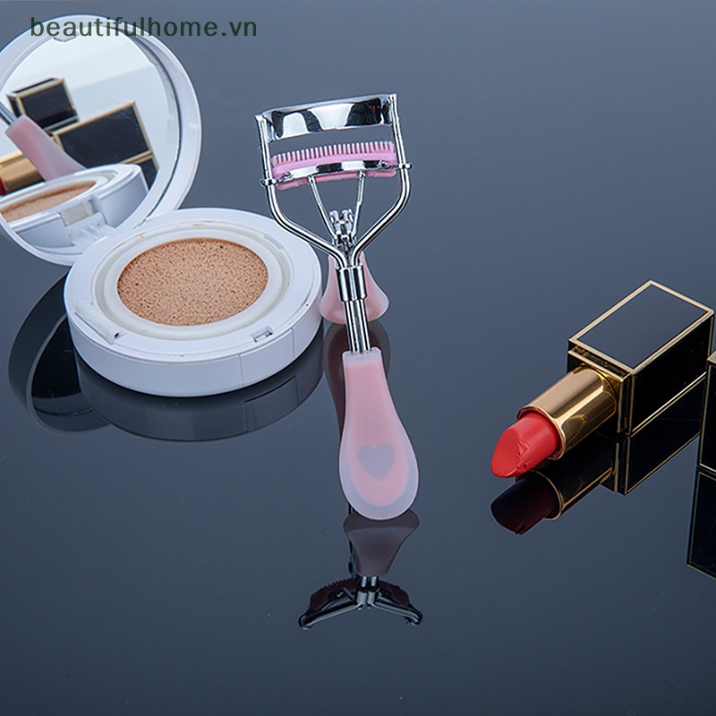 Dụng Cụ Bấm Cong Mi Tay Cầm Hình Đuôi Cá Trang Điểm Làm Đẹp