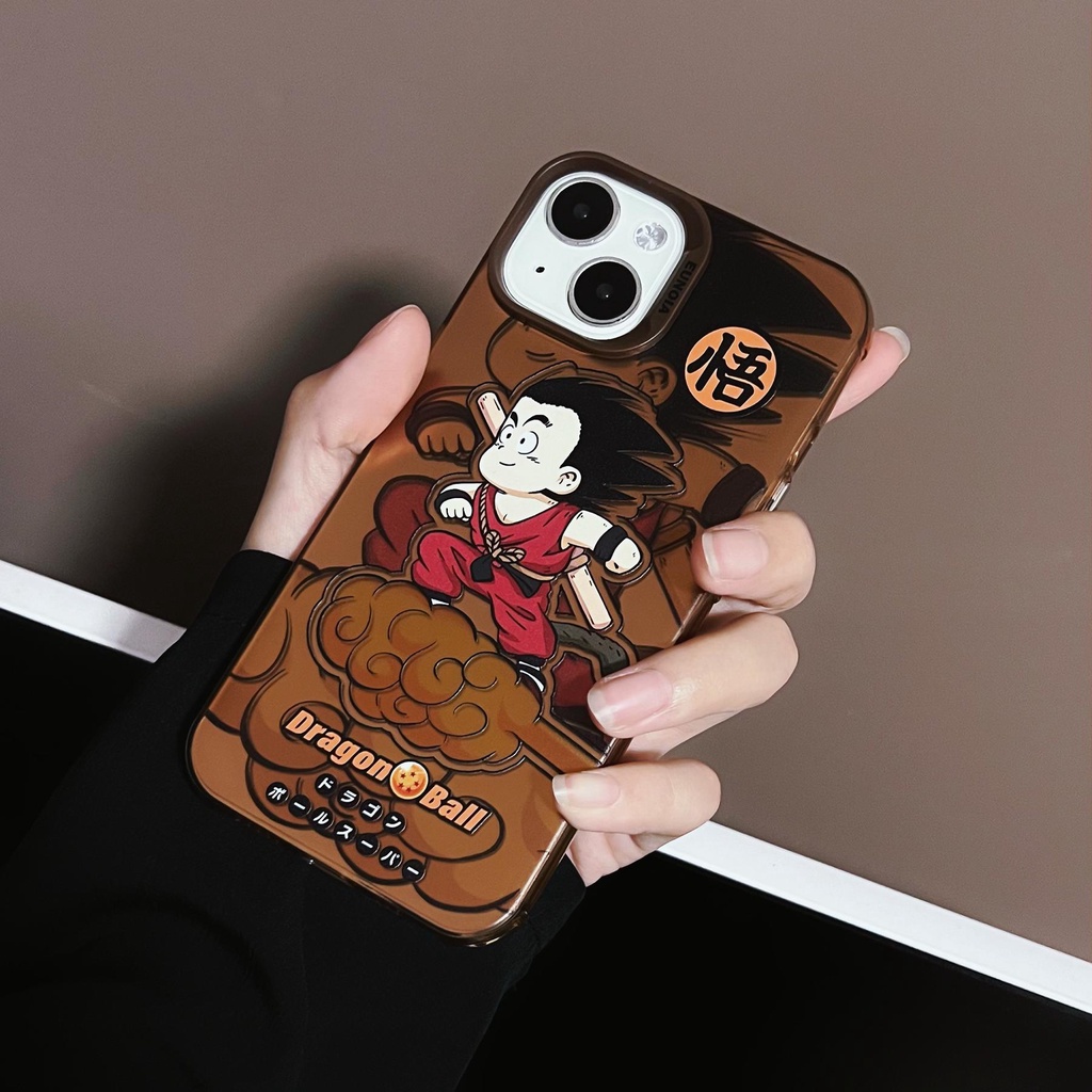 Ốp Điện Thoại TPU Mềm Nhám Trong Suốt Họa Tiết Hoạt Hình Dragon Ball Cho iPhone 14 13 12 11Pro Max