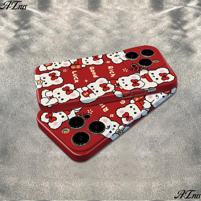 Ốp Điện Thoại Dẻo Họa Tiết Đầu Thỏ &amp; Mạt Chược Đơn Giản Chống Sốc Cho iPhone12 11 13 78 max14pro OSY1