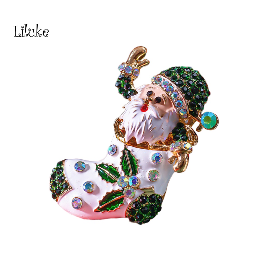 Ghim Cài Áo Hình Ông Già Noel Xinh Xắn