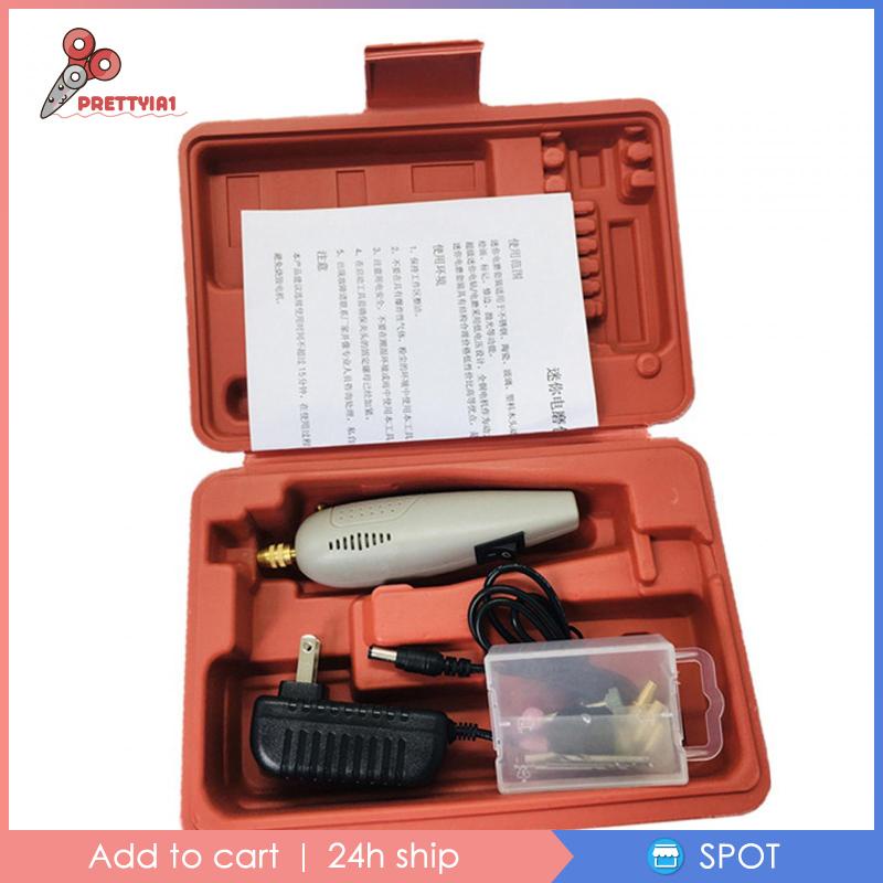 [Prettyia1] Bộ Dụng Cụ Máy Mài Điện Xoay Làm Đồ Thủ Công Mỹ