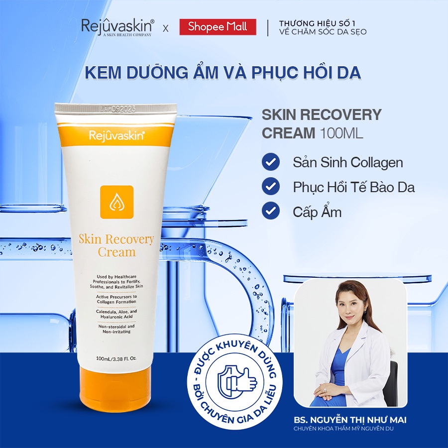 Kem dưỡng ẩm và phục hồi da Rejuvaskin Skin Recovery Cream 100ml - DH Beauty