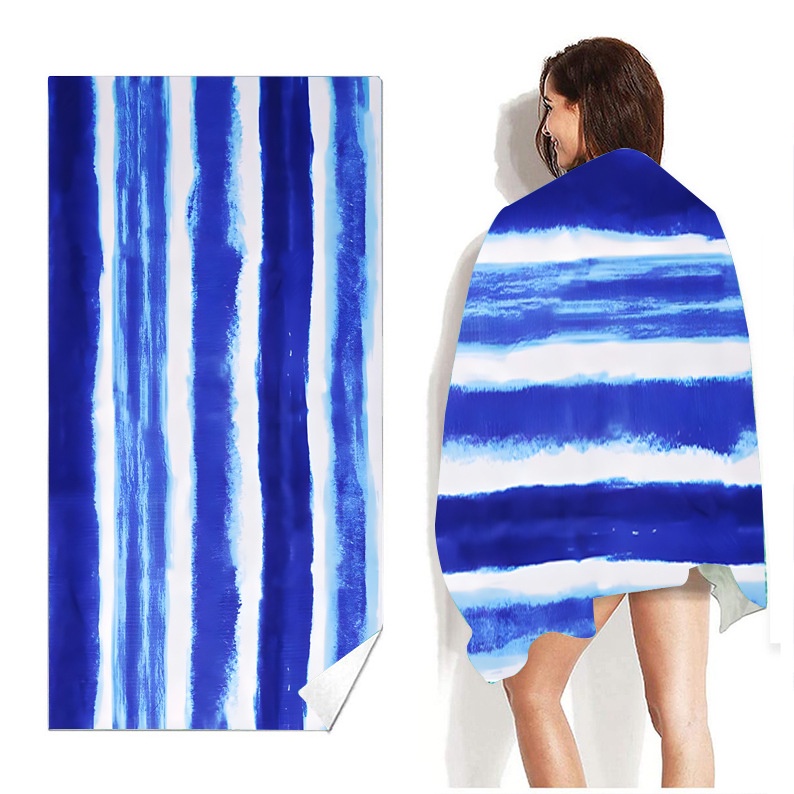 Khăn Tắm Hai Mặt Vải Lông Cừu Sợi Nhỏ Không Cát Siêu Thấm Hút