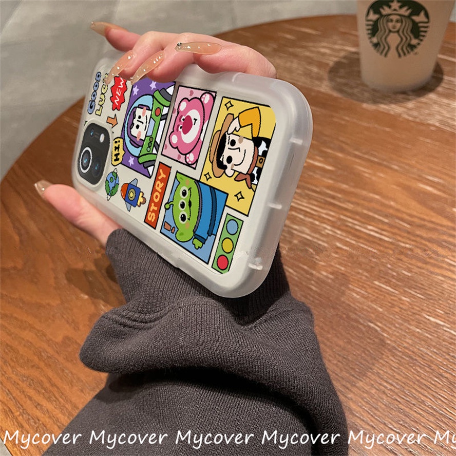 Ốp Điện Thoại Silicone Mềm Trong Suốt Họa Tiết Toy Story Cho iPhone 11 13 12 14 Pro Max X XR Xs Max 6 7 8 Plus