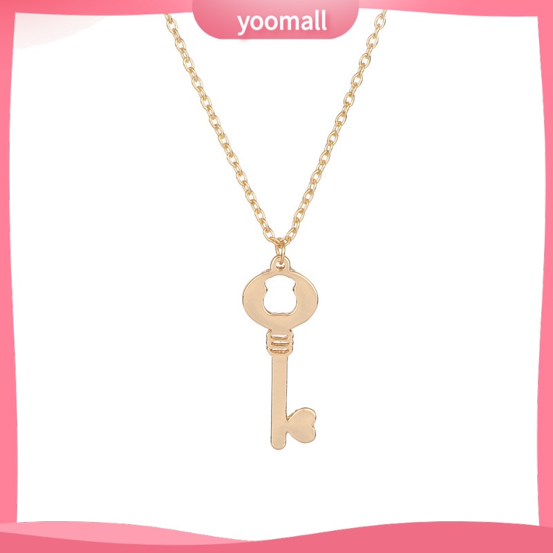 [YM] Vòng cổ Mặt Hình Gấu / Chìa Khóa / Trái Tim Cho Nữ