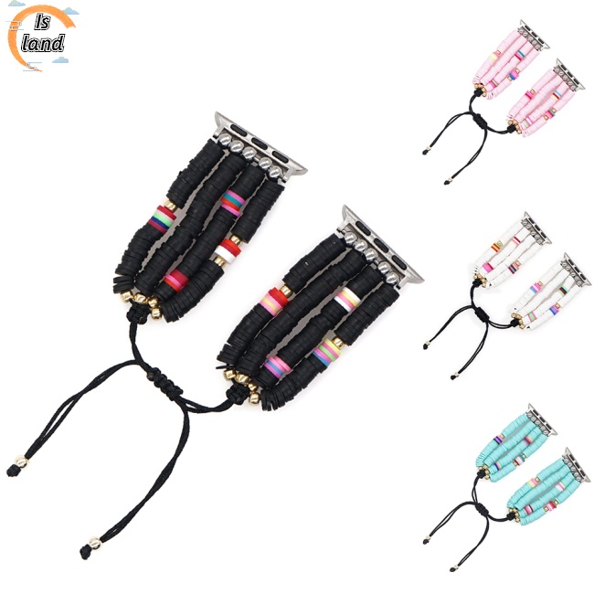 Dây Đeo Mềm Phong Cách Boho Thay Thế Cho Đồng Hồ iWatch 42-44mm