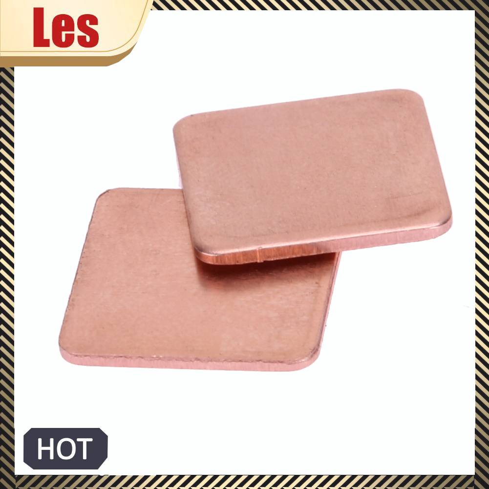 10 MiếNg NhiệT BằNg ĐồNg 20mmx20mm 0.3mm to1.5mm Cho Laptop