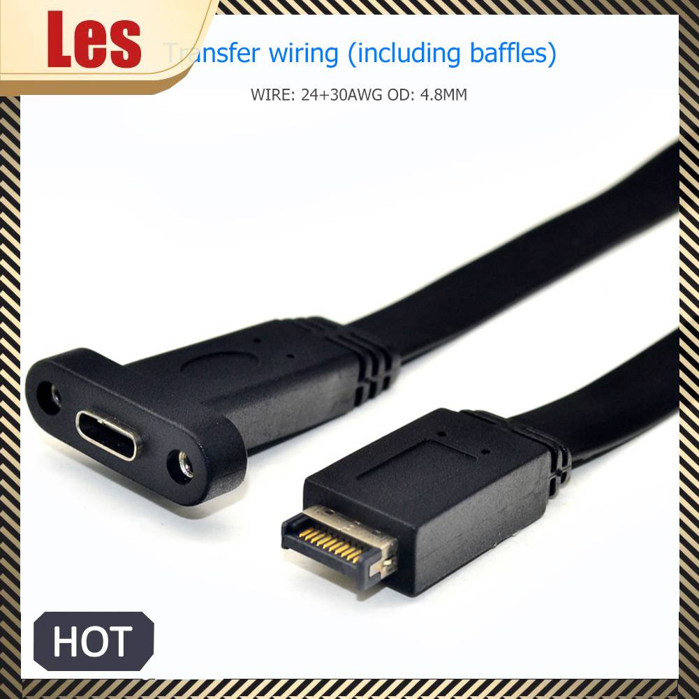 Dây Cáp Nối Dài Bảng Mạch Chủ Cổng USB 3.1 Loại E M Sang Cổng Type C