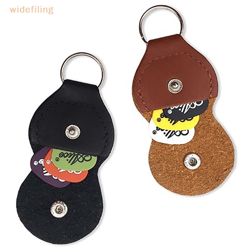 Túi Da Đựng Miếng Gảy Đàn Guitar Gắn Móc Khóa Tiện Dụng